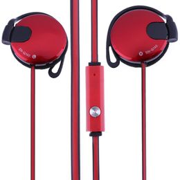 Earphones With Microphone ,Stereo Mp4 Ear Hanging Game Sports Earhook Earphones For Shini Sn-140 Flat Cable 3.5mm Universal