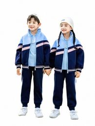 school uniform, spring & autumn school clothes, primary school class uniform, English style suit, kindergarten uniform, z51R#