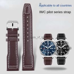 Bands For Iwc Pilots Little Prince Portuguese Leather Strap 20 21mm Men band Belt Bracelet H240330