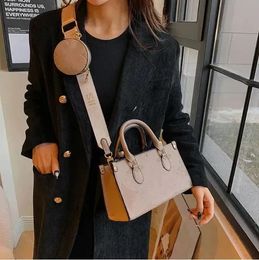 Women Designers Wallet PM Weekend Reverse Canvas Tote Bag With Round Coin Wallet Designer Luxury Handbag Shoulder Bags Luxery Designer Drag