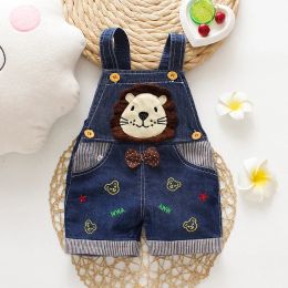 IENENS Kids Baby Jumper Boys Girls Dungarees Clothes Pants Denim Shorts Jeans Overalls Toddler Infant Jumpsuits Trousers