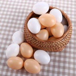 Decorative Figurines Craft For Chick Simulation Hen Poultry Party Supplies Painting Easter Egg Artificial Eggs Educational Toy Fake
