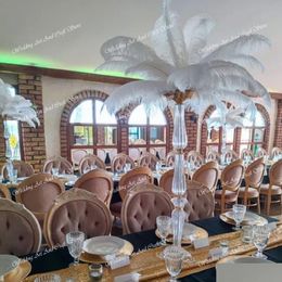 Other Event Party Supplies 40Cm To 100Cm Tallacrylic Vase Stand Ostrich Feather Centrepieces Tall Clear Column Flower 621 Drop Deliver Dhsua