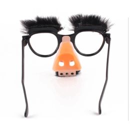 Adults Children Novelty Prank Toy Big Nose Funny Glasses Toys Party Bar Gags Jokes Accessory Prop Halloween Tricky Decor