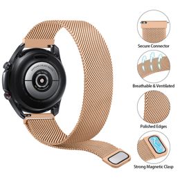 22mm 20mm Magnetic Strap For Haylou RS4 Plus/RS4/LS02 Smart Watch Bracelet Metal Band For Haylou GST/RT2/RS3 LS04/LS05S Strap