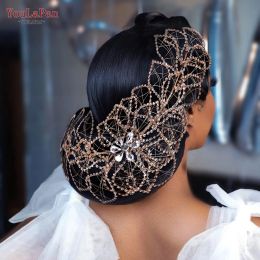 TOPQUEEN HP256 Bridal Crown Rhinestone Women Headband Bride Headpiece Wedding Hair Jewellery Accessories Pageant Tiara Headdress