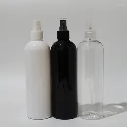 Storage Bottles 18pcs 400ml Empty White Black Spray Pump Cosmetic Packaging 400cc Perfume Bottle Container Mist Sprayer Flower Water