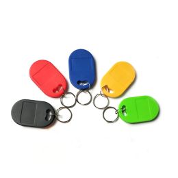 5Pcs 13.5MHZ CUID Changeable MF S50 1K Keyfobs Token Tags S50 NFC Clone Copy Block 0 Rewritable Keychain for Android App MCT
