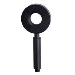 White/Black Round 360 Degree Rotatable Self-Cleaning Water Saving 3 Spray Models Bathroom Handheld Shower Head