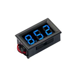 DC 3.5-30V Digital Car Voltmeter Automotive Voltage Meter Red/Blue/Green12V 24V Motorcycle Vehicle LED Display Voltage Tester