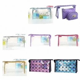 abuyall Clear Travel Bags for Toiletries Lightweight Transparent Makeup Bag Cosmetic Pouch Waterproof PVC Pencil Case Statiary 75bn#