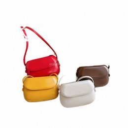 retro Saddle Bag Crossbody Mini Candy Prure Shell Package Vintage Versatile Ins Rrendy One Shoulder Handbags H9Aj#