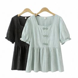 new 2023 Ladies Spring Summer Plus Size Tops For Women Large Size Short Sleeve V-neck Black T-shirt Blouse 3XL 4XL 5XL 6XL k3yI#