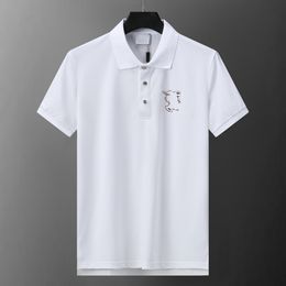 men polo shirt Designer Summer men shirts Luxury Brand polo shirt Business Casual tee England Style Shirts Man Tops Asian Size M-3XL