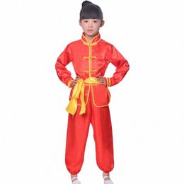 children Tae Kw Do Kids Wushu Boy Chinese Traditial Clothing China Kungfu Suit Kung Fu Uniforms For Girl Costumes Kungfu E0yG#