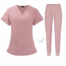 pet Hospital Dental Clinic and Operating Room Overall Stylish Medical Work Uniform Set for Doctors and Nurses in Beauty Sal S5dw#