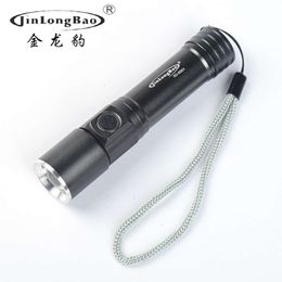 New Mini Magnetized Telescopic Dimming Flashlight Outdoor Patrol Daily Carrying Strong Light 494669