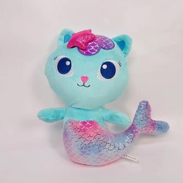 Gabby Doll House Plush Toy Mercat Cartoon Filling Animal Mermaid Cat Plush Doll Children's Birthday Gift LT0005 Free Free Shipping DHL/UPS