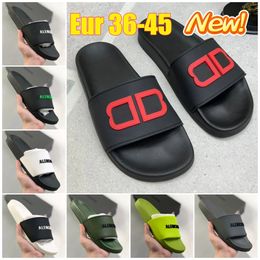 Designer sandals women's and men's slippers luxurious flat rubber women's shoes one-sided slippers comfortable soft durable and eye-catching 2024 SIZE36-45