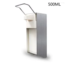 Liquid Soap Dispenser Hanging Wall Mount Elbow Press Single Shower Gel Container Kitchen Bathroom Bottle Pump