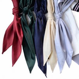 school Girls Triangular scarf Tie Japanese Korean Students Tie Necktie Choker For JK Uniforms Neckwear Red Green Navy Pink Blue D9hf#