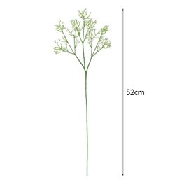 90Heads 52cm Artificial Flower Babies Breath Fake Gypsophila for Wedding Birthday Party Home Floral Bouquet Decoration
