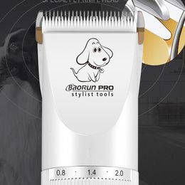 Baorun P9 Professional Rechargeable Pet Dog Animal Hair Cutter Trimmer Professional Cat Grooming Clipper Low Noise Cat Machine