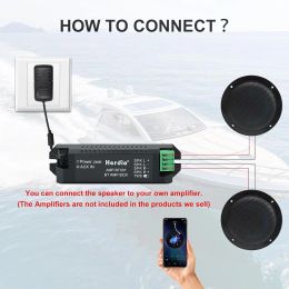 Herdio 4 Inch 160W Home In-Wall Ceiling Waterproof Speaker Surround Sound Speaker for Kitchen Bathroom Yacht Outdoor Theater