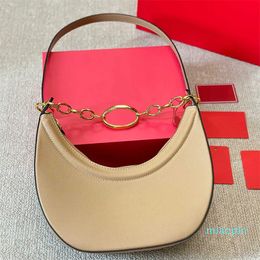 10A Luxury Hobo Bag High Quality Designer Crossbody Handbag Womens Gold Chain Moon Womens Fashion Shoulder Tote Wallet