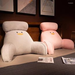 Pillow Cartoon Animal White Plush Bedhead Multi Functional Reading Detachable Washable Sofa Decorator Backrest