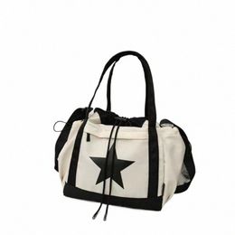 persality Women Crossbody Bag Y2K Style Large Capacity Couple Shoulder Bag New Casual Nyl Tote Bag Luxury Drawstring Handbag E9xW#