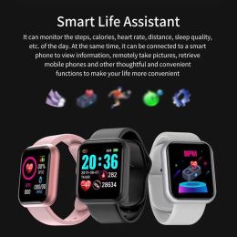 Connected Watch Child Color Screen Digital Smart Bracelet Activity Running Tracker Heart Rate Children Men Women Kids Smartwatch