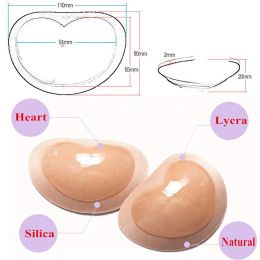 Chest Push Up Sticky Bra Thicker Sponge Bra Pads Breast Lift Up Enhancer Silicone Removeable Inserts Swimsuit Invisible Bra