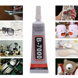 B-7000 Glue 9/15/25/50ml Clear Contact Epoxy Resin Phone Repair Adhesive With Pin Electronic Components Glue Jewellery DIY Bond