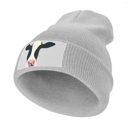 Berets Dairy Cows (Amber) Knitted Cap Military Tactical Caps Hats Women's Men's