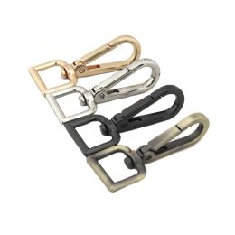 1pcs Metal Swivel Eye Snap Hook Trigger Clasps Clips for Leather Craft Bag Strap Belt Webbing Keychain Hooks 5 Sizes