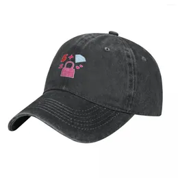 Ball Caps Red Five Diamonds In My Bag Cowboy Hat Visor Women's Beach Men's