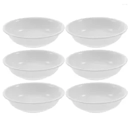 Plates 6 Pcs Round Dip Dish Soy Sauce Bowl Dishes For Dipping Side Plate Small Snack Bowls Vegetables Cups