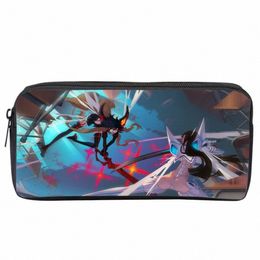 anime Kill La Kill Pencil Case Boys Girls Student Carto Pencil Bag Teenager Zipper Handbag Women Girls Makeup Bag n1L1#