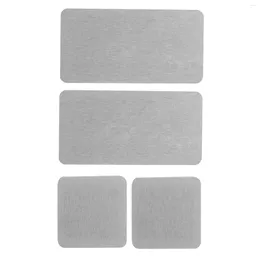 Table Mats 4pcs Quick Drying Absorbent Pad Water Diatomite Absorbing Cup