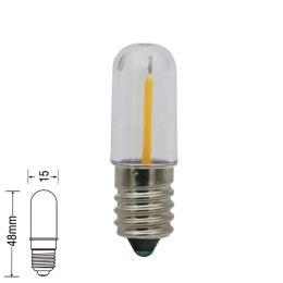 Mini E14 LED Bulb Super Bright 1W 2W 3W Dimmable Fridge Freezer Filament Bulb Light Energy Saving Refrigerator Hanging Mini Lamp