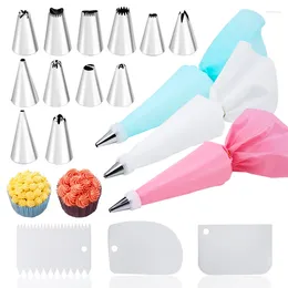 Baking Tools 14/26/29 Pcs Set Cream Nozzles Pastry Accessories For Cake Decorating Bag Kitchen Bakery Confectionery Equipment