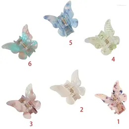 Hair Clips Women Acetate Resin Claw Sweet Fairy For Butterfly Hairpin Clip Styling Too