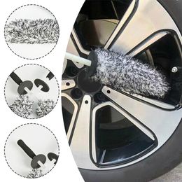 Plush Microfiber Car Wash Brush Tire Rim Wheel Cleaning Brush Wheel Brush Car Cleaning Tool