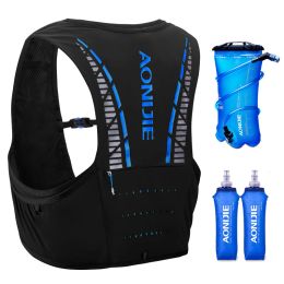 Bags AONIJIE C933 SD10 Trail Running Backpack 5L Lightweight Hiking Racing Cycling Marathon Hydration Vest Rucksack Optional Bottles