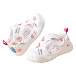 Sandal for Baby Girls Boys Toddler Unisex Prewalker Summer Sandal Shoes First-Walkers Shoes Air Mesh Sandals 69HE