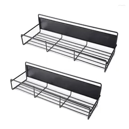 Kitchen Storage 2/4 Pack Steel Rack Set For Refrigerator Shelf Spices