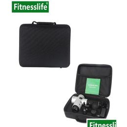 Massage Gun Fascia Mas Accessories Case Bag Handheld Storage Eva Box Waterproof For 6 Head And 1 Charger Travel Durable Drop Delivery Dhvpl