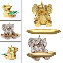 Decorative Figurines Adorable Animal Statue Keys Holder Storage Decoration For Porch Living