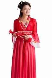 2018 new ancient chinese women folk dance for woman hanfu women new year Fan clothing s U66s#